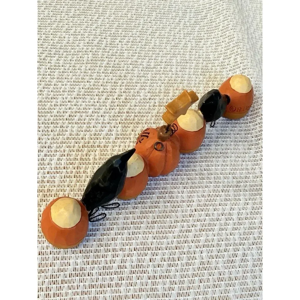 B. Lloyd Blossom Bucket Finally Fall Crow Candy Corn Figurine Halloween Decor